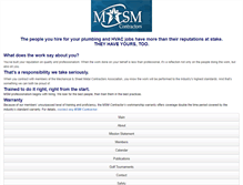 Tablet Screenshot of msmcontractors.org